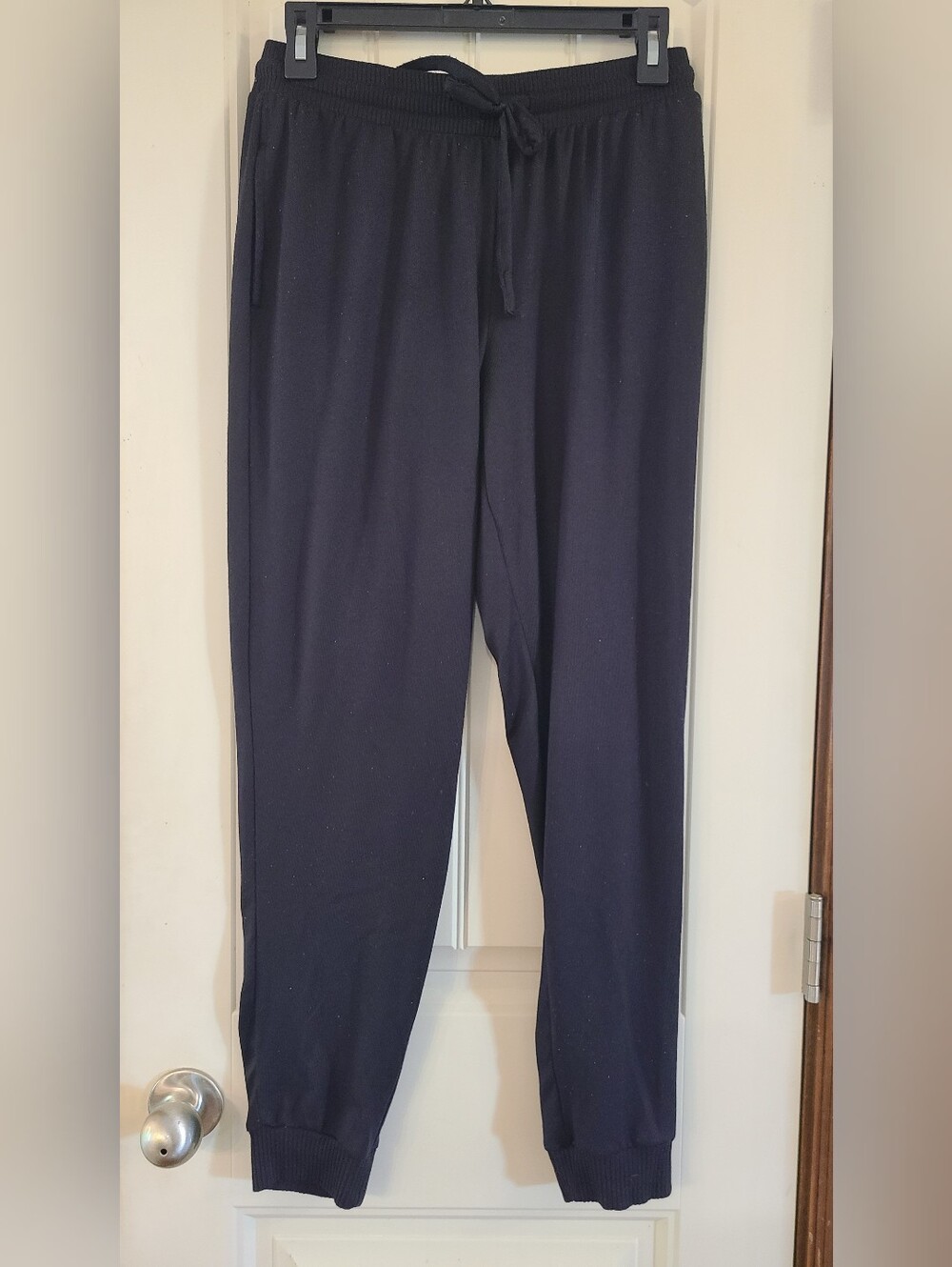 Women's Black Drawstring Jogger Lounge Pants Size S